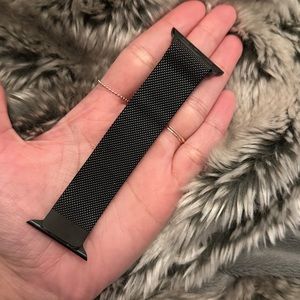 Apple Watch Band 41mm Milanese Loop Midnight Black